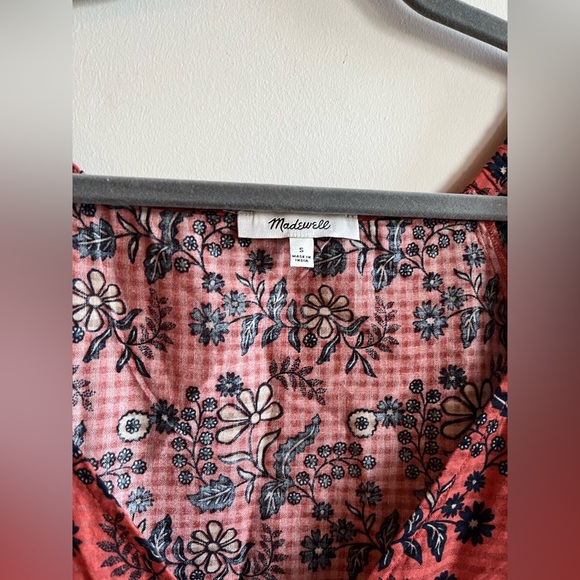 Madewell Puff-Sleeve Peplum Top in Cavoli Floral - Picture 5 of 11